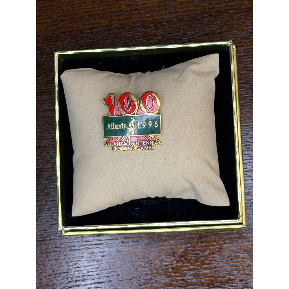 Vintage Atlanta 1996 Olympic Games 100 Centennial Enamel Lapel Pin Collectible